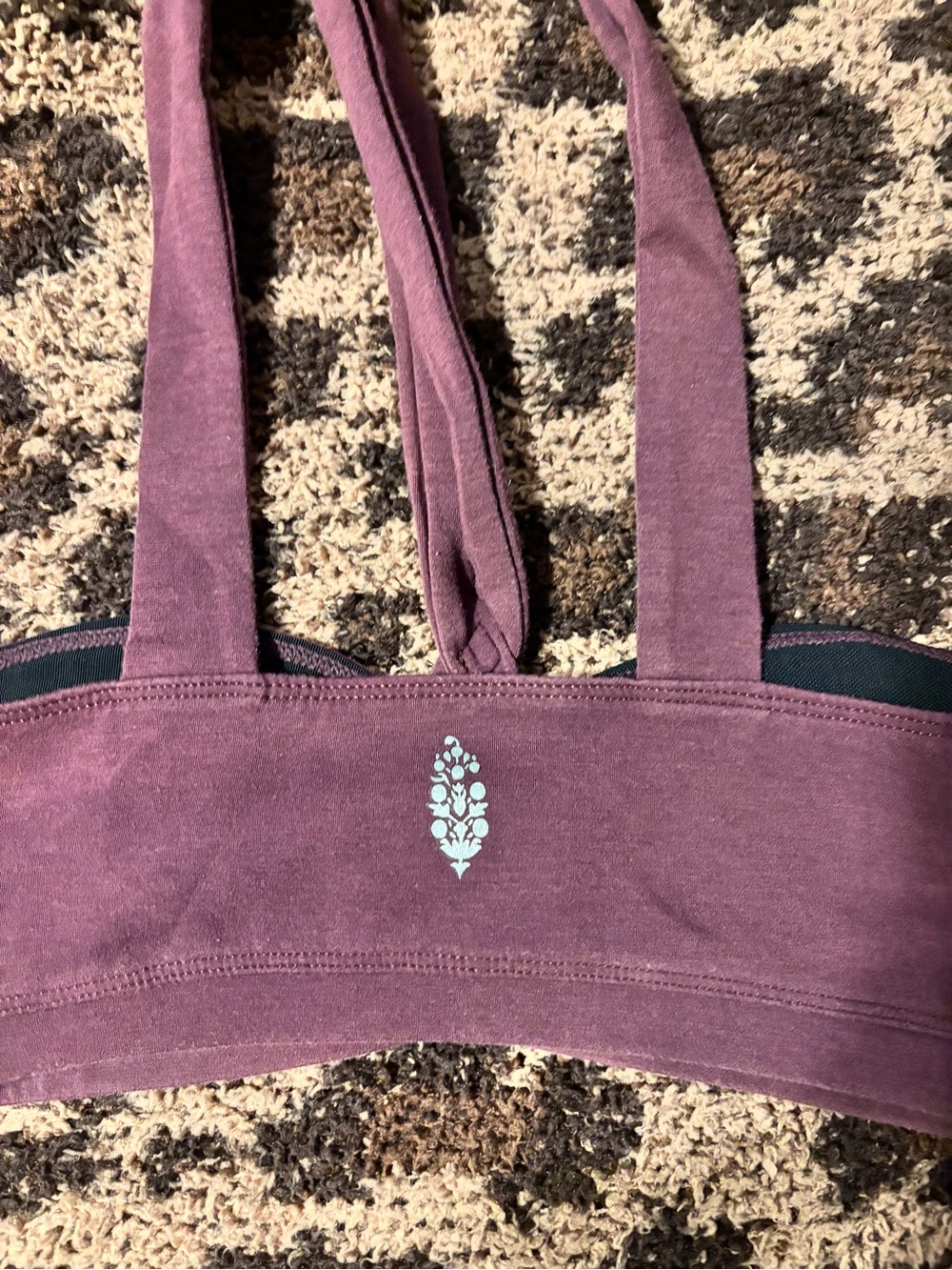 FP Movement by Free People Purple Twist-Front Sports Bra - Picture 4 of 6